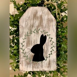 Hand painted Easter decor tag